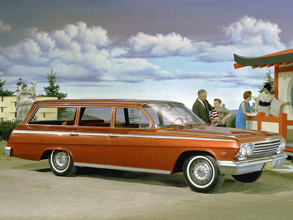 Chevrolet Impala (1735,  1745, 1835,  1845) 3 поколение, рестайлинг, универсал (10.1961 - 09.1962)